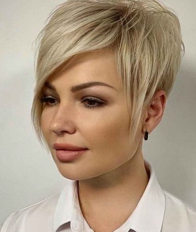 Asymmetrical Pixie Cut