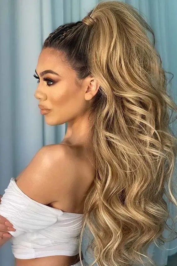 Voluminous Ponytail