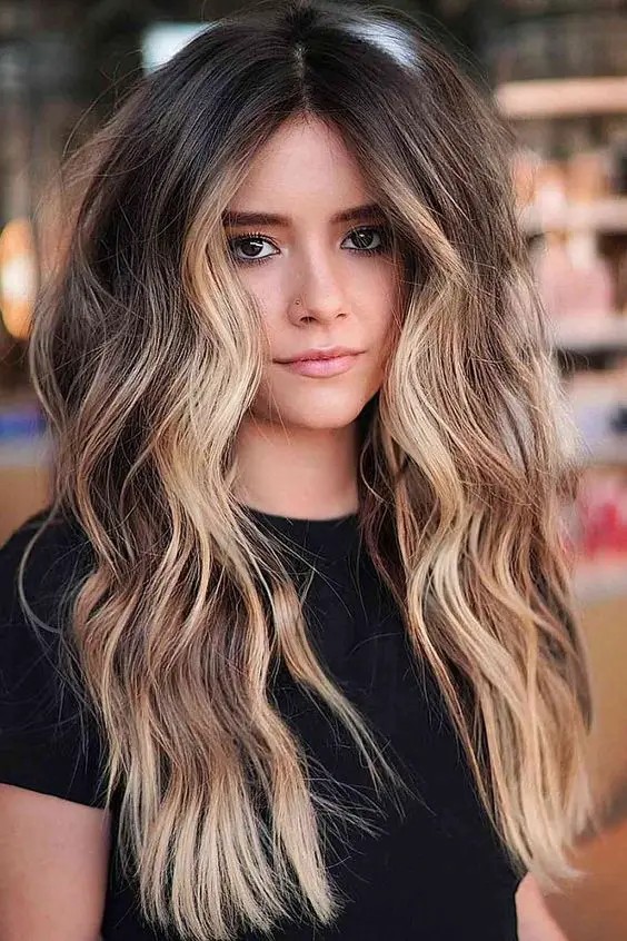 Dynamic Blonde and Brown Contrast