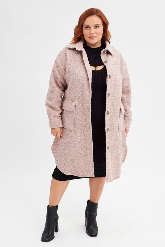 Boucle Wool Coat