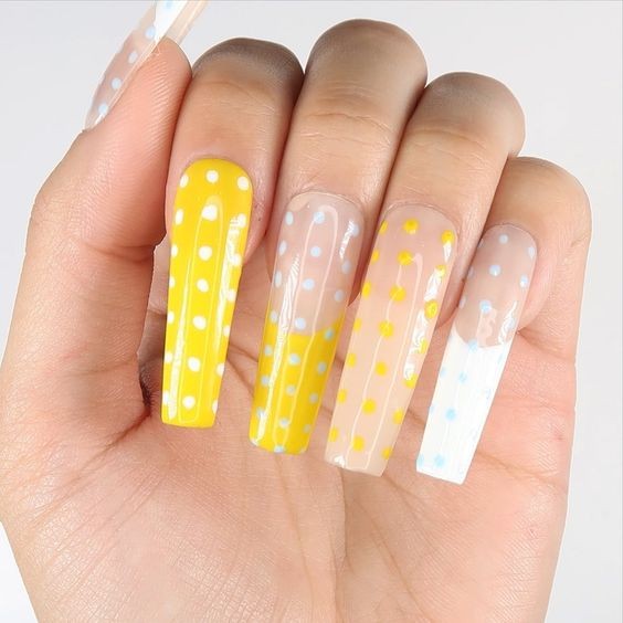 Polka Dot Delight in Yellow