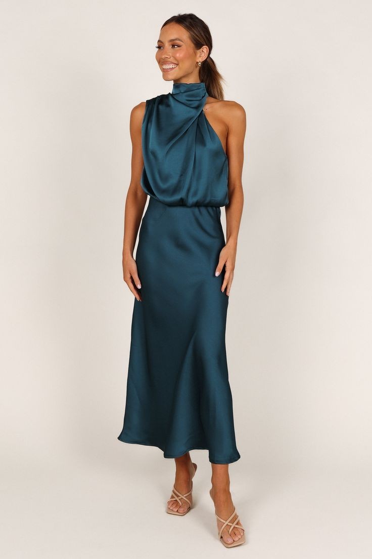 Halter Neck Maxi Dress