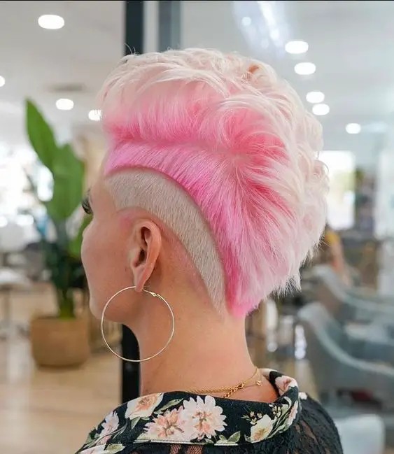 The Pastel Pink Soft Mohawk