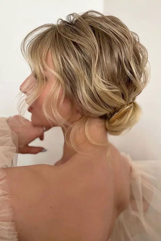 Textured Low Bun