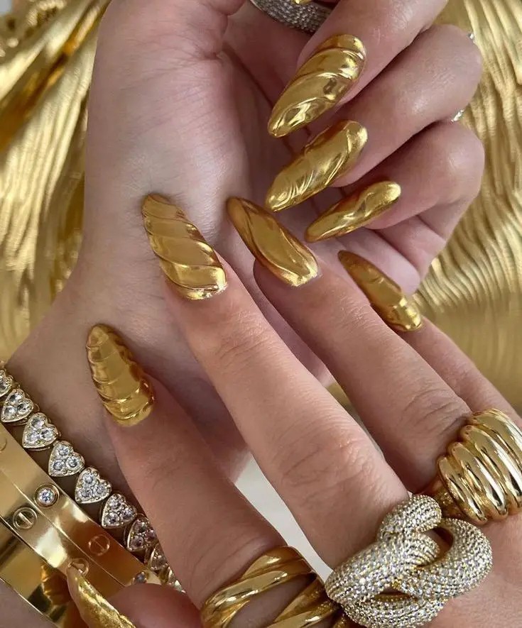 Yellow and Gold Accents: