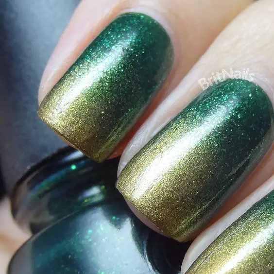 Green and Gold Gradient: