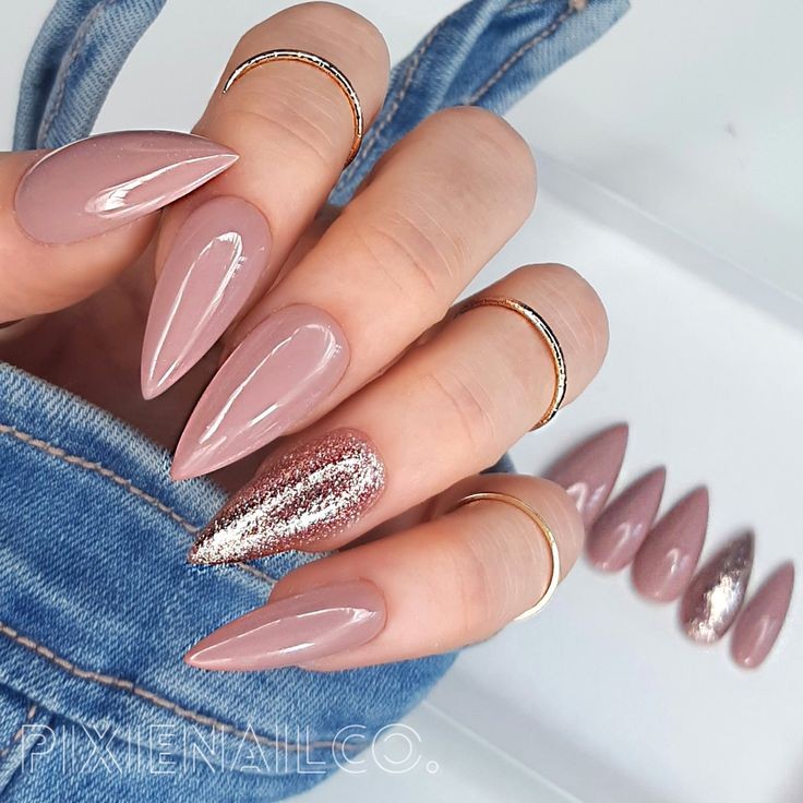 Elegant Nude Gel Nails: