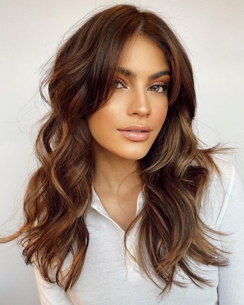 Volume and Texture for the Sophisticated Brunette