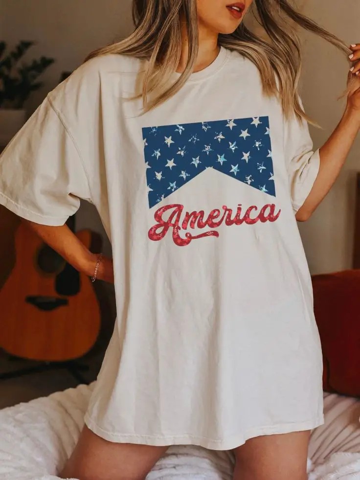 Classic America Oversized Tee