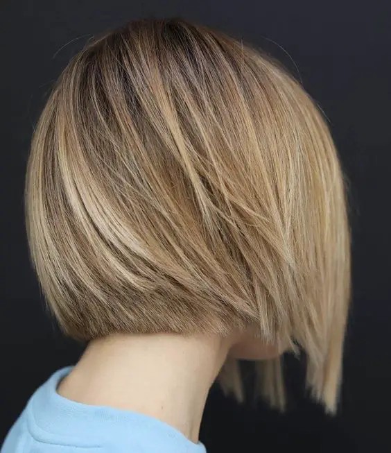 Angled Bob with Undercut