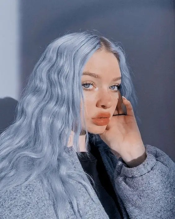 Icy Blue Blonde