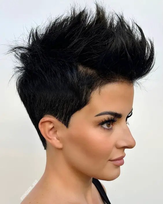 Textured Pixie Cut: