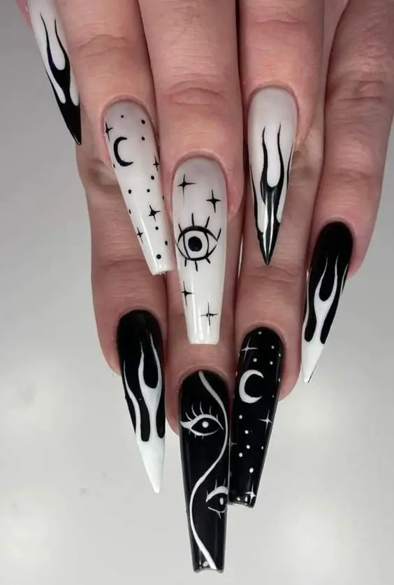 Gothic Coffin Nails: