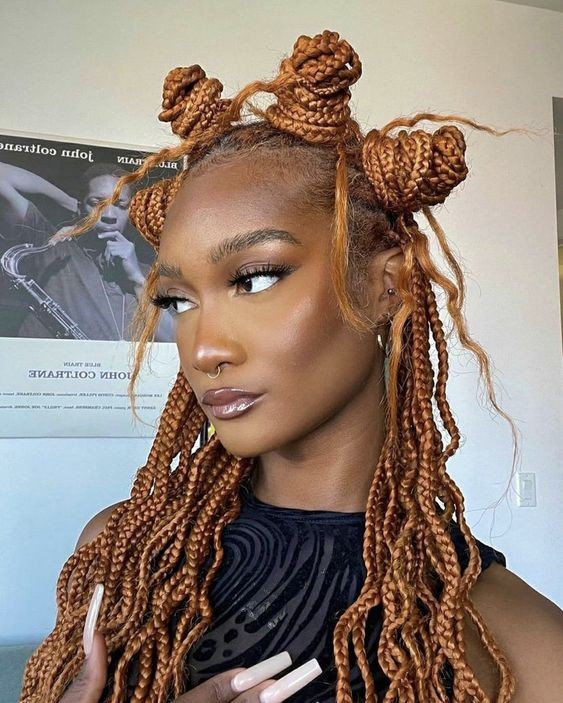 Ginger Wool Twist Braids