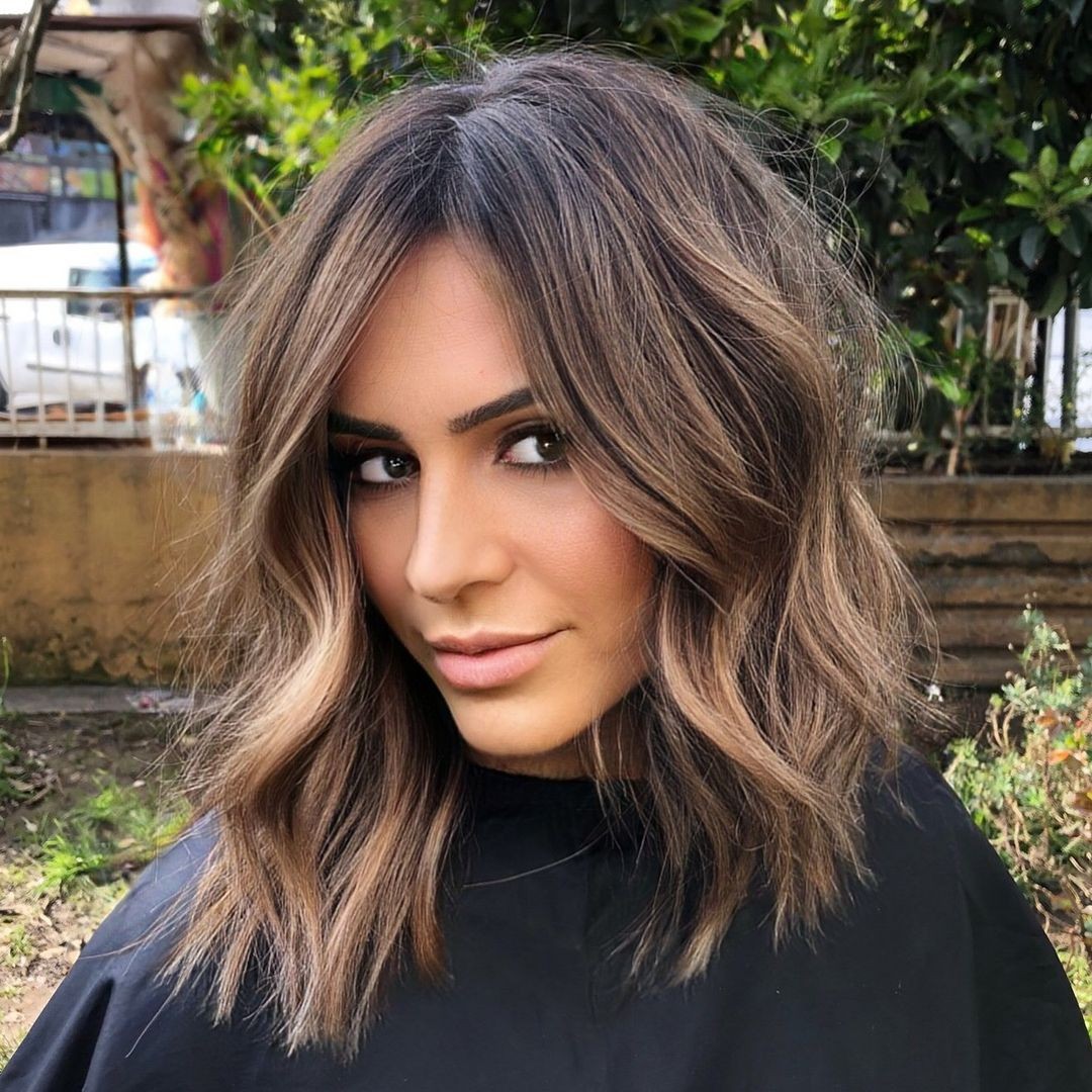 Ashy Brown Balayage