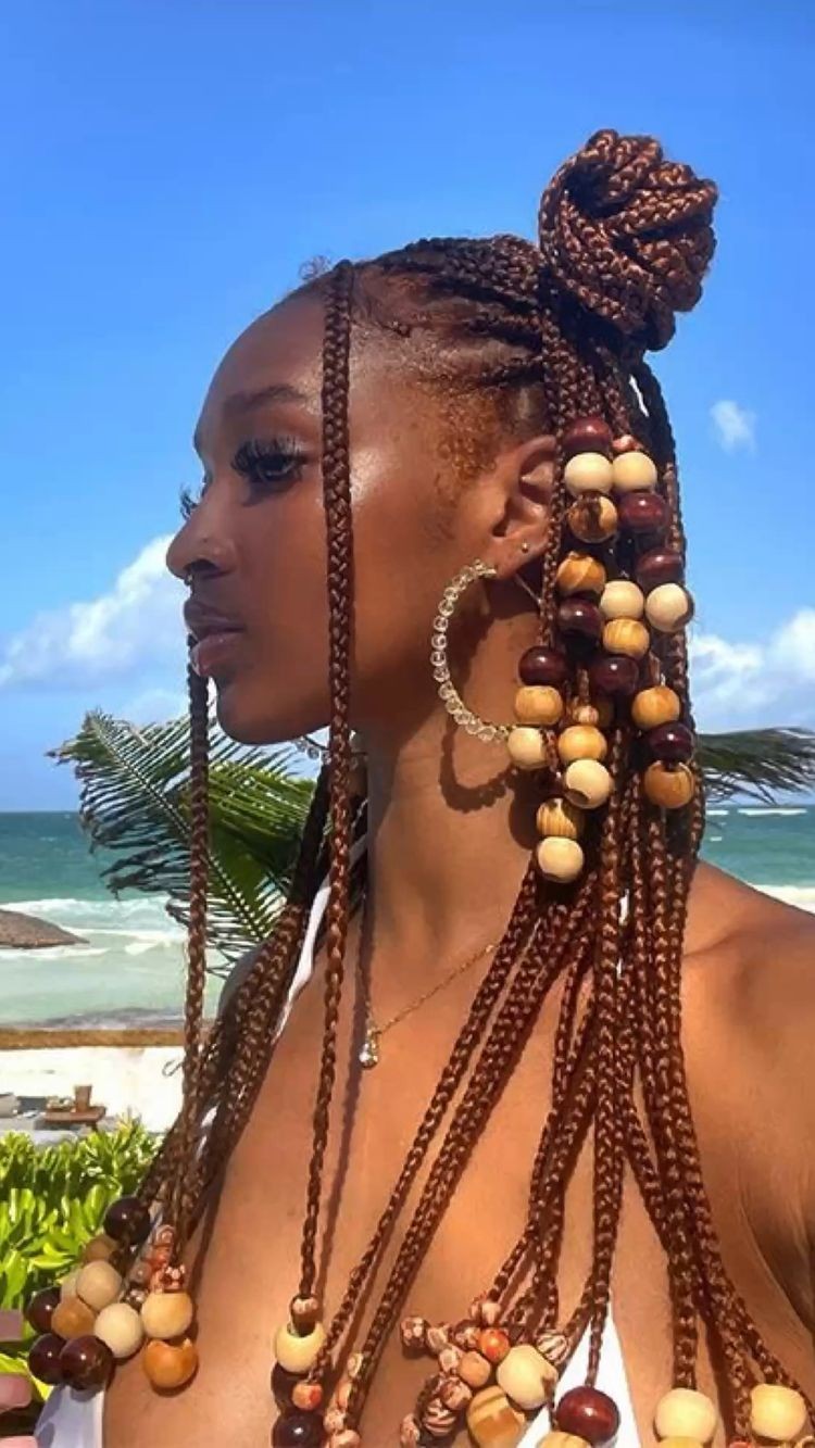 Mermaid-Inspired Braids with Sea Shells