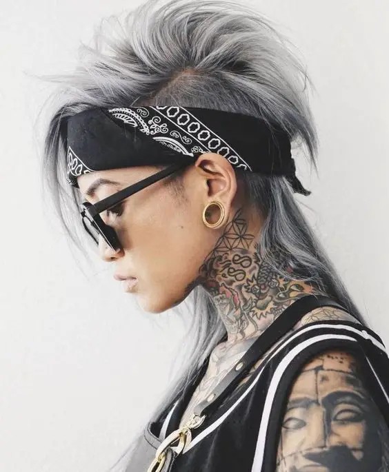 Mohawk with Side Part