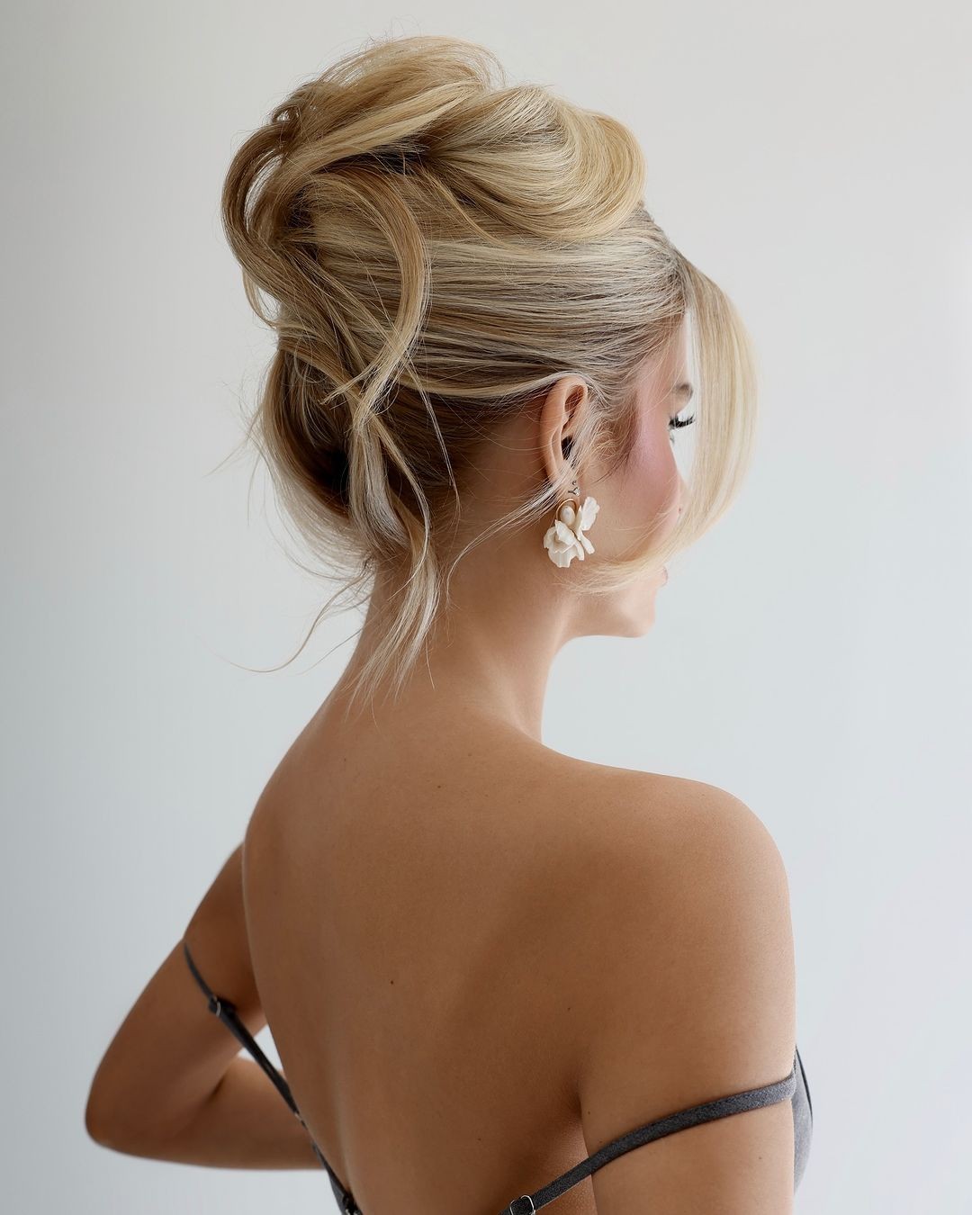 Timeless Blonde Updo Elegance