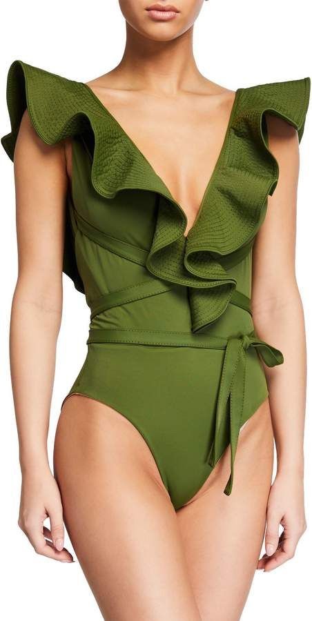 Sophisticated Belted One-Piece