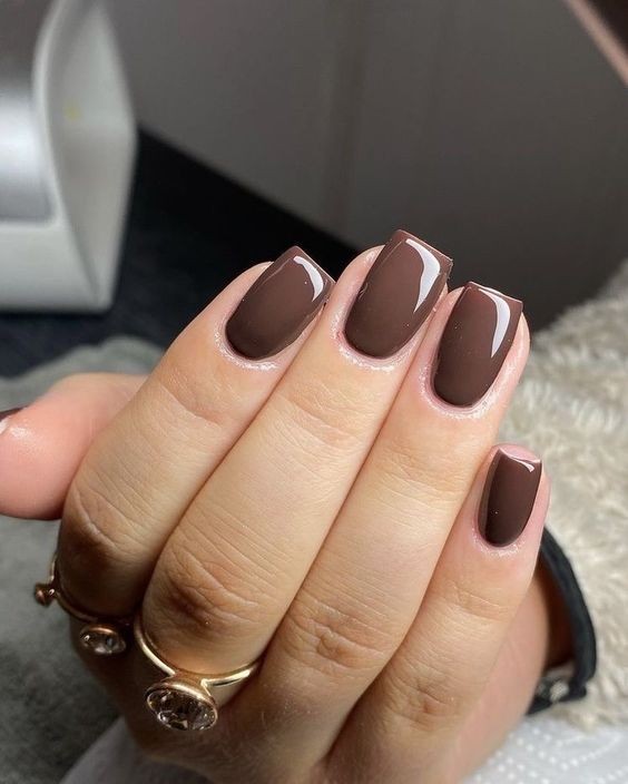 Brown Nail Designs: Earthy Elegance