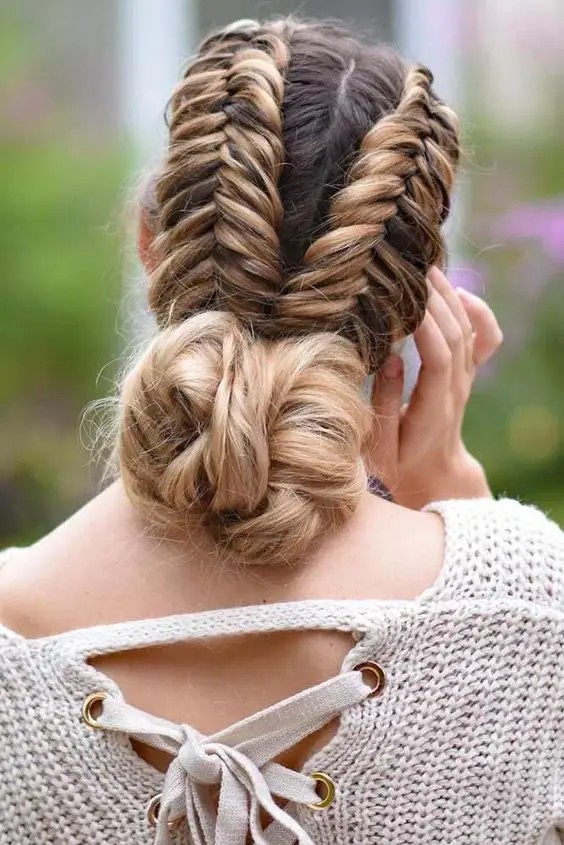 Formal Elegance: Two Braids Updo