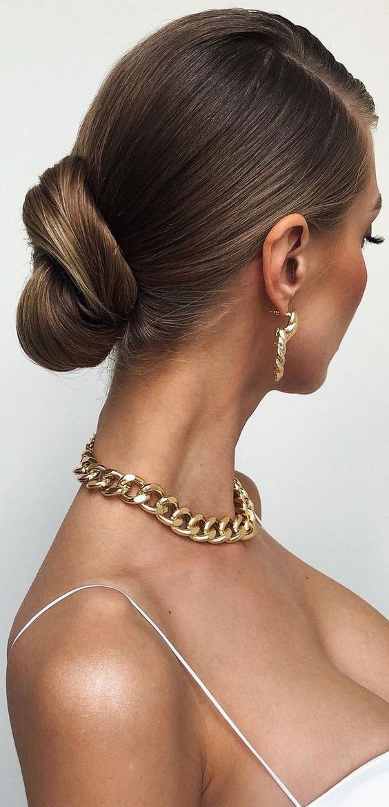 Classic Low Chignon