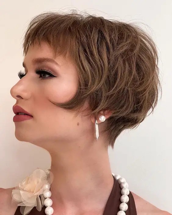 Short Bob with Fringe: