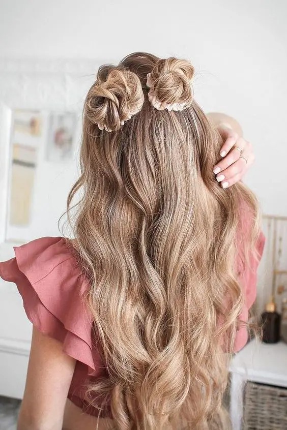 Half-Up French Twist