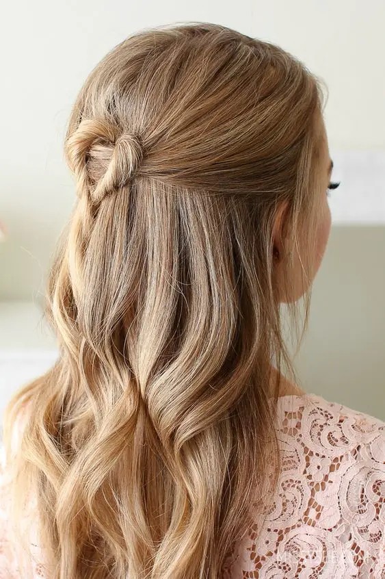 Twisted Half-Up Hairstyle