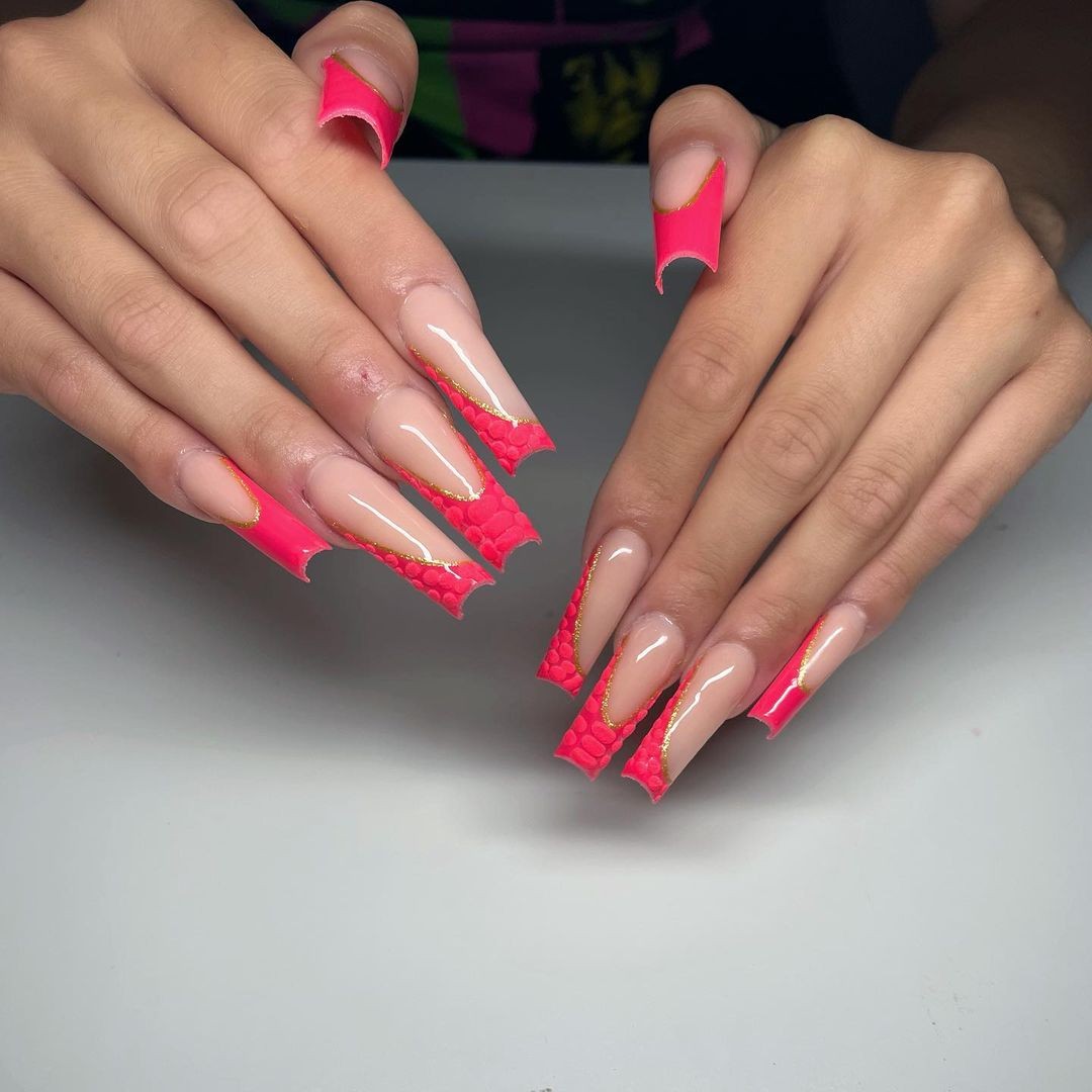 Futuristic Edge with Neon Accents