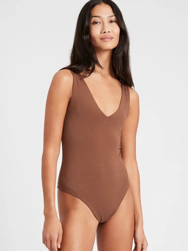 Subtle Luxury: Nude-Colored One-Piece