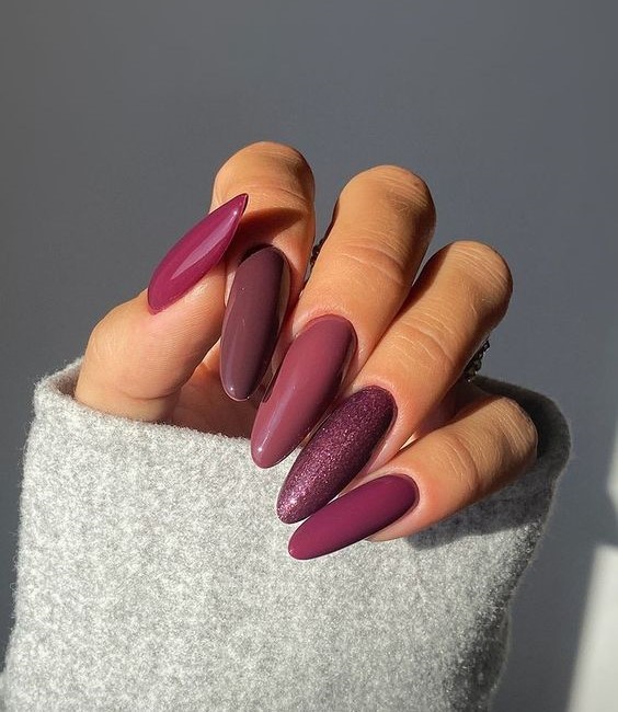 Subdued Mauve for Understated Glamour