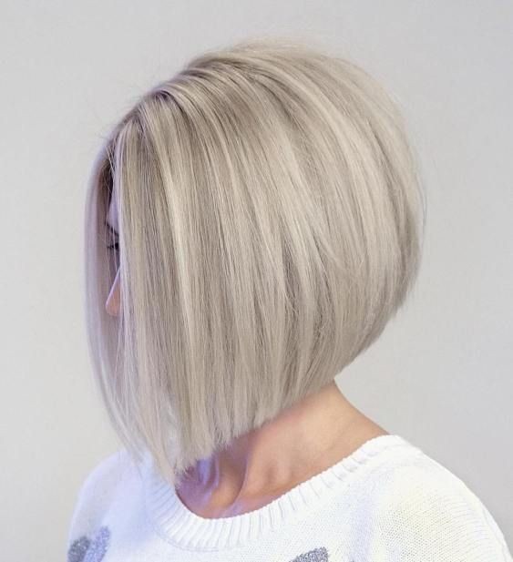 Angled Bob with Graduated Layers