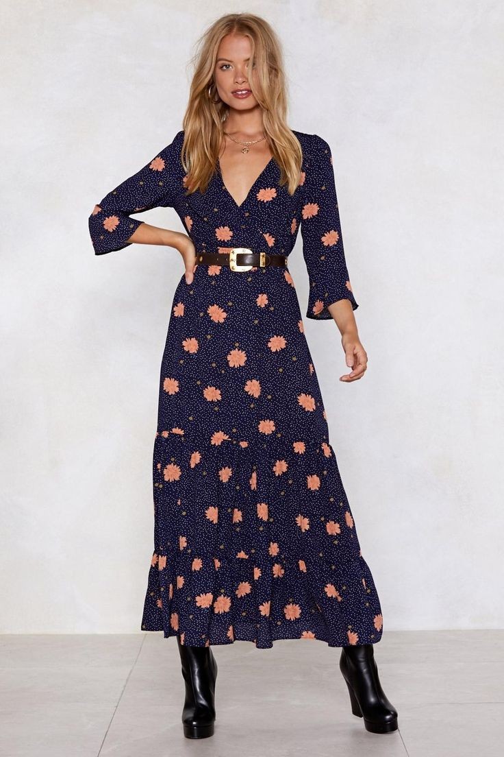 Boho Floral Maxi Dress