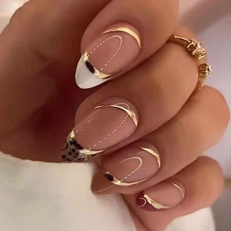 Metallic Gold Tips