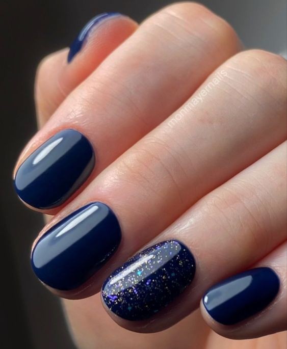 Deep Navy Blue