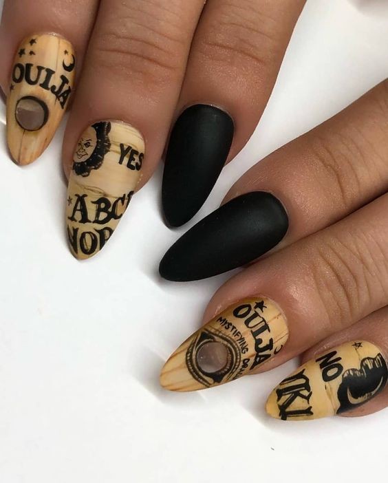 Ouija Board Nails: