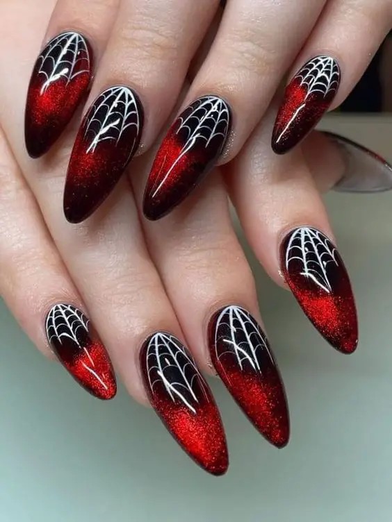 Spider Web Nails: