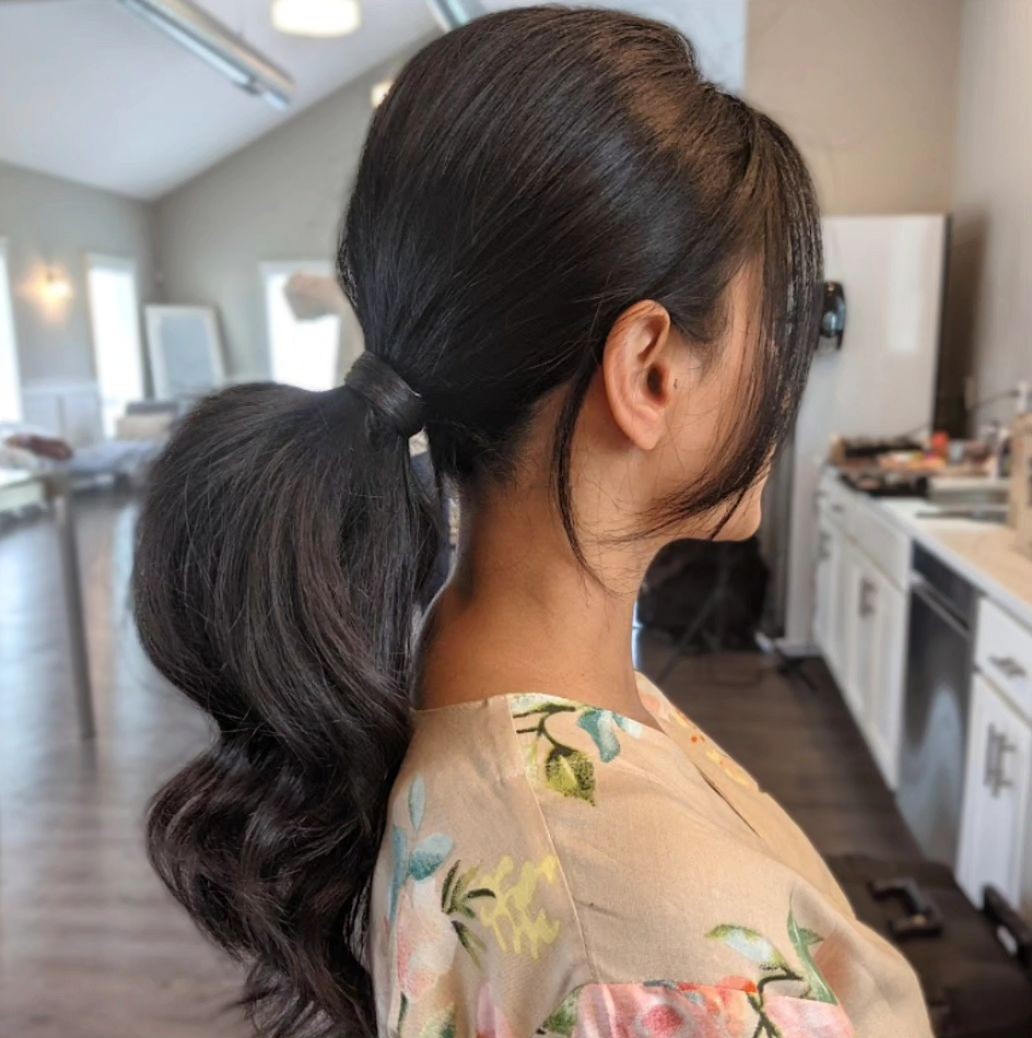 Softly Textured Half-Up Bouffant