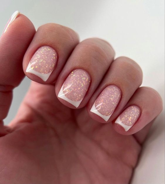 Glitter French Tips