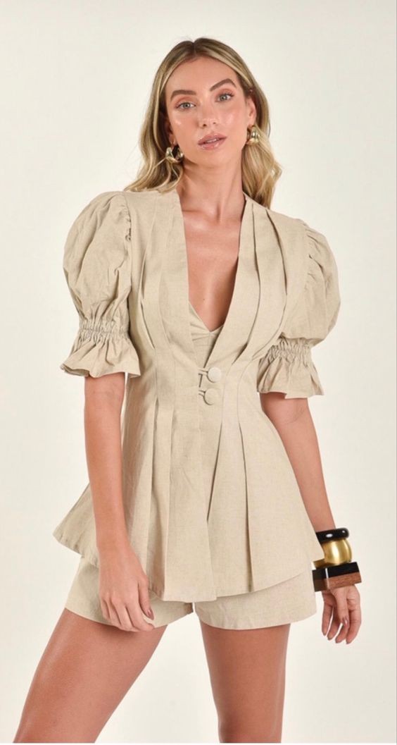 Chic Linen Playsuit