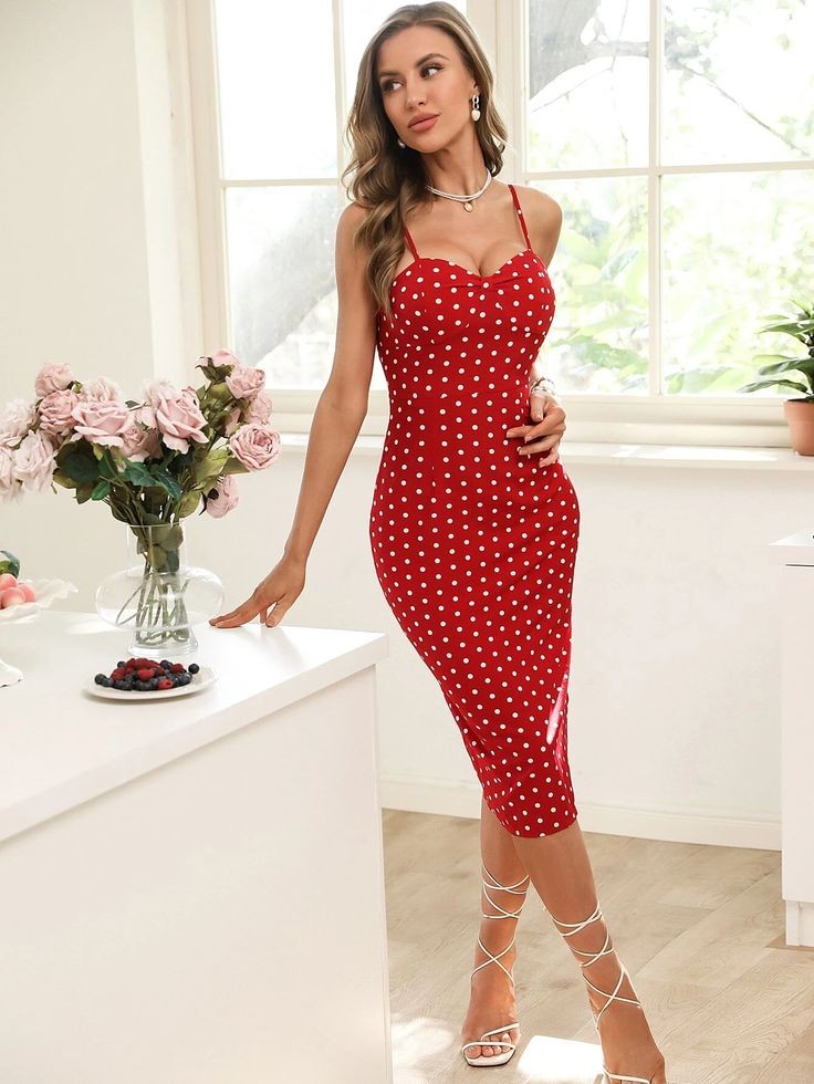 Red Polka Dot Dress