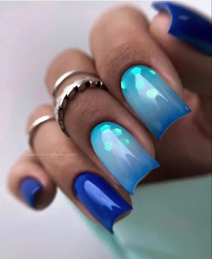 Celestial Blue Ombre