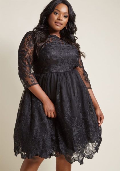 Black Lace Dress