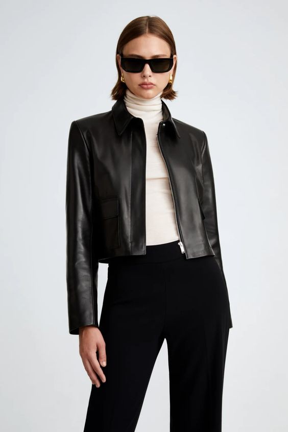 Modern Edge: Leather for the Leading Lady