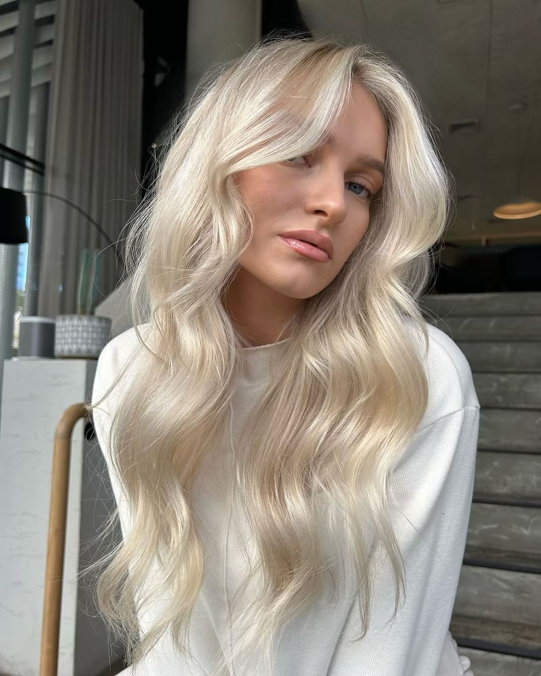 Ethereal Blonde Waves