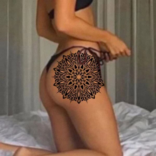 Bite Me Butt Tattoo