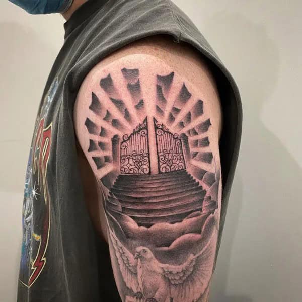 More Unique Stairway To Heaven Tattoo Ideas To Wear in 2024