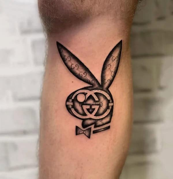 Playboy Bunny Gucci Tattoo