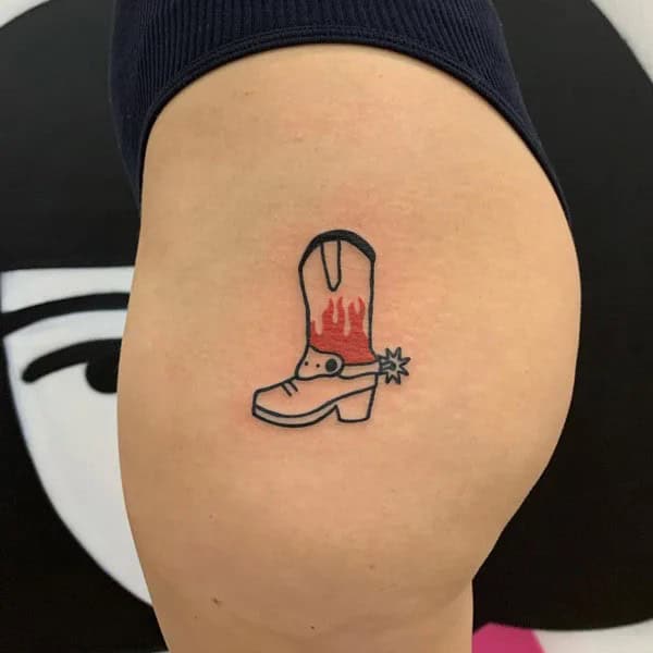 Bite Me Butt Tattoo